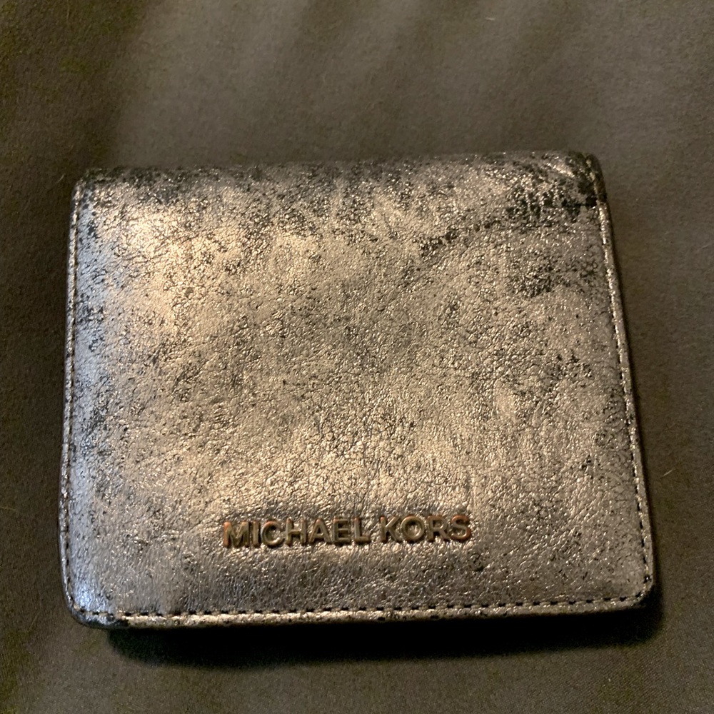Silver Michael Kors wallet